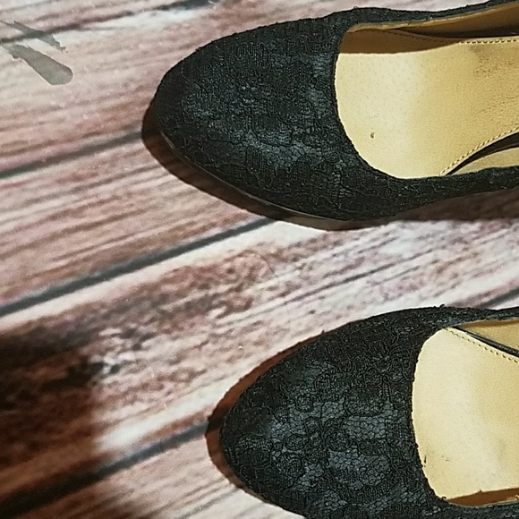 🔖Preview Black Lace Heel - Picture 3 of 8